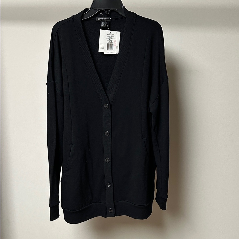 Beyond yoga care free cardigan black